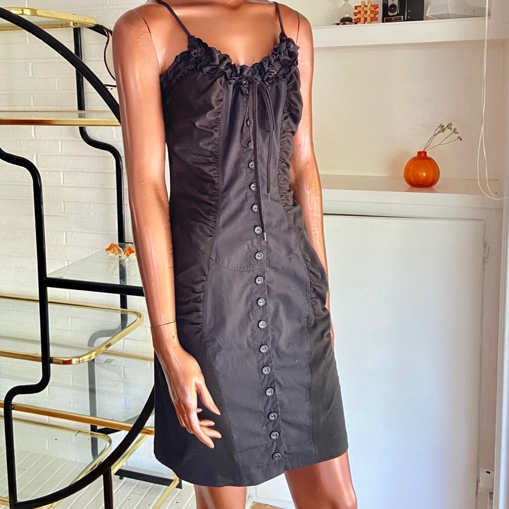 Vintage Betsey Johnson Cotton Wiggle Dress